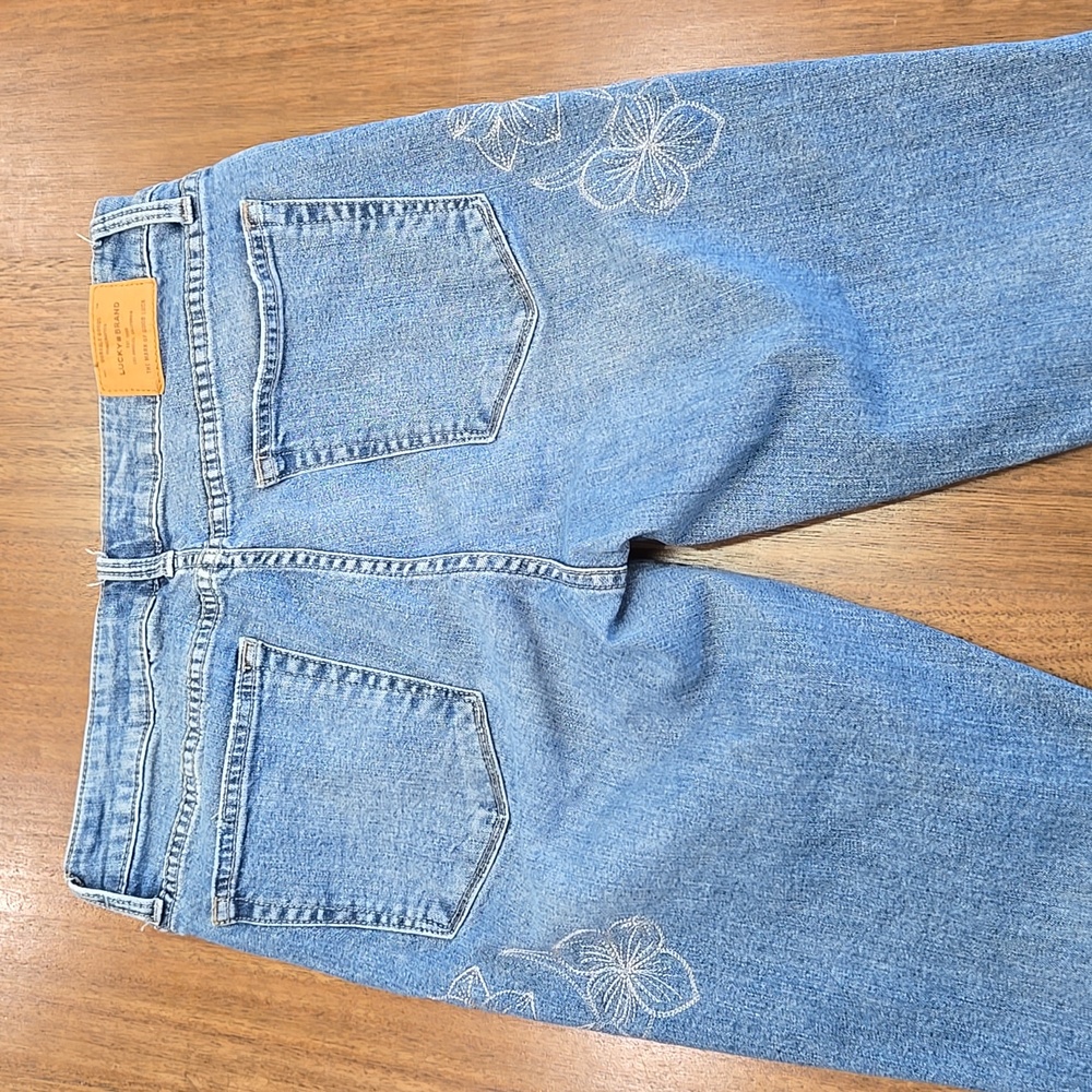 Lucky Brand Lolita Skinny Embroidered Jeans 25" Inseam - Picture 14 of 14
